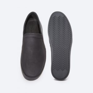 Leather Slip On Sneakers